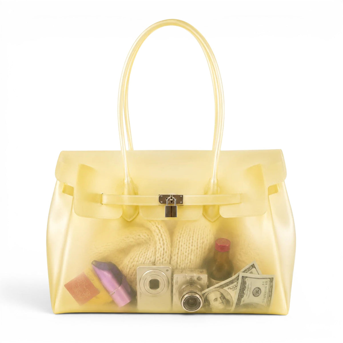 Bold Transparent Shoulder Bag