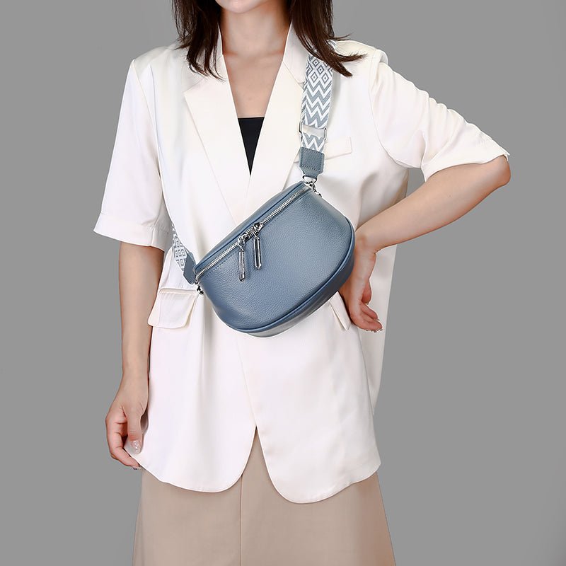 Leather Belt Bag with Mini Detail