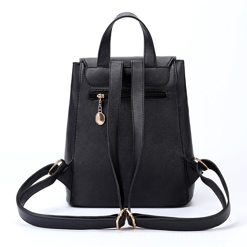 PU Leather Backpack with Everyday Detail