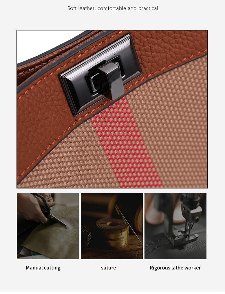 Roomy Genuine Leather Tote Bag