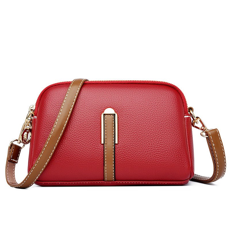 Contemporary Genuine Leather Shoulder Bag