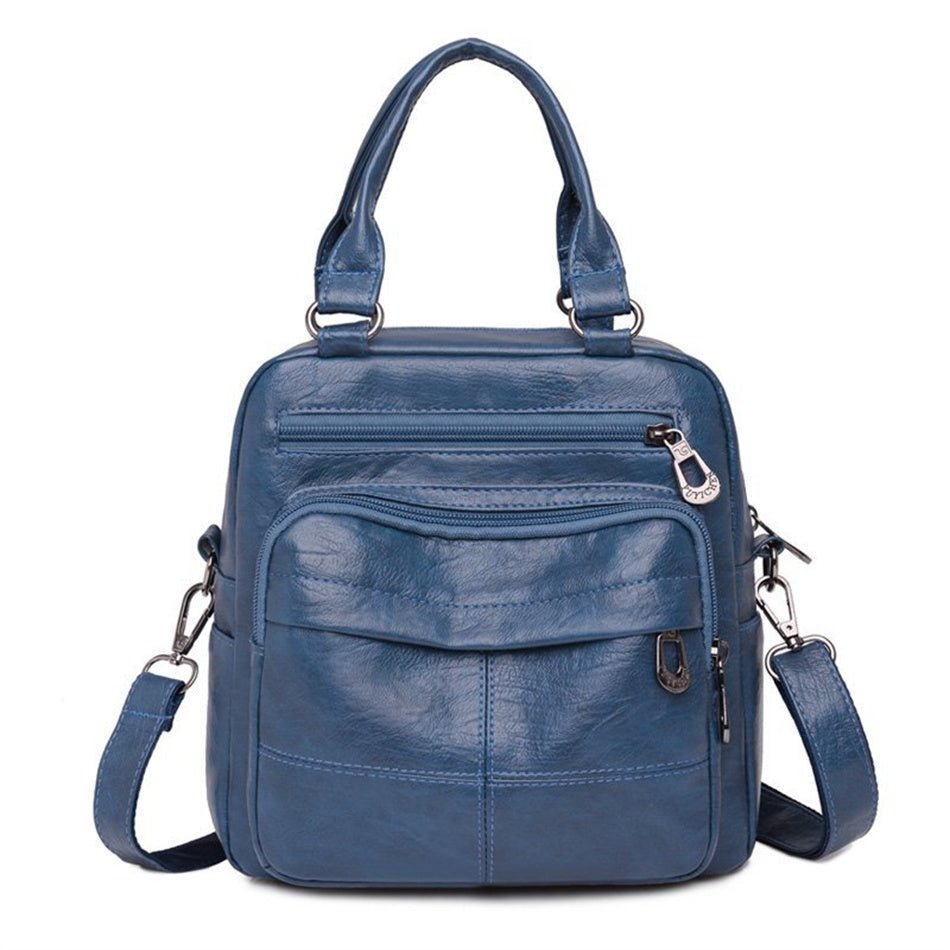 PU Leather Backpack with Refined Detail
