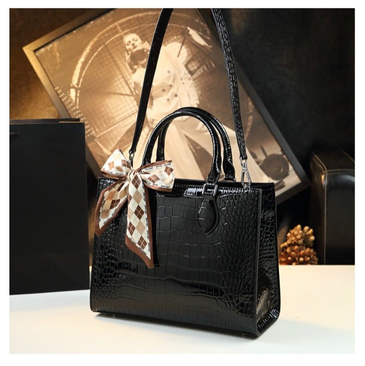 Refined Genuine Leather Phone Bag