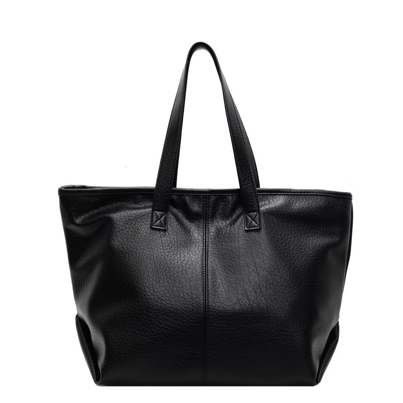 Signature Contemporary Faux Leather Tote