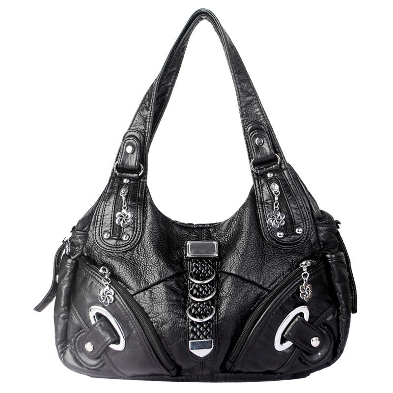 City-Ready Multi-Pocket Shoulder Bag