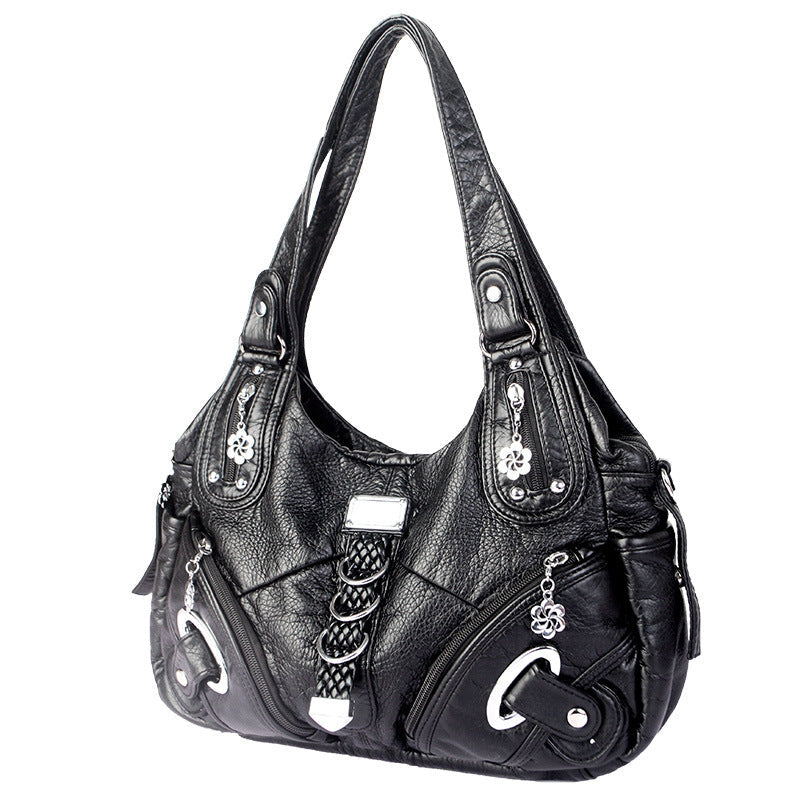 City-Ready Multi-Pocket Shoulder Bag