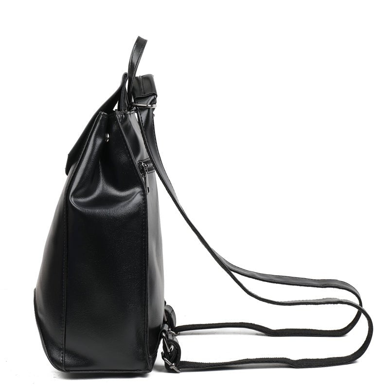 PU Leather Backpack with Classic Detail