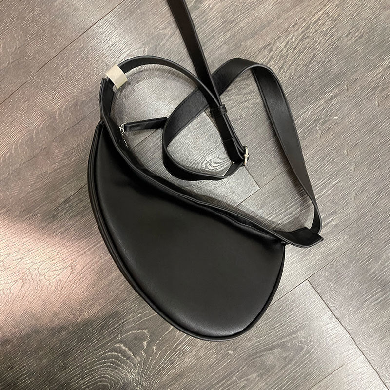 Half-Moon Chest Bag in Leather