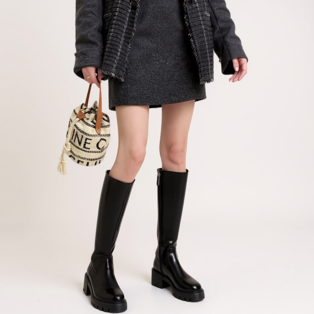 Understated Selah Black Riding Boots
