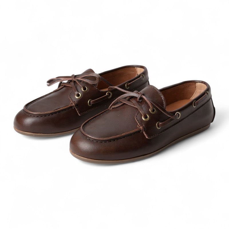Weekend Boat-Style Loafers with Classic Laces