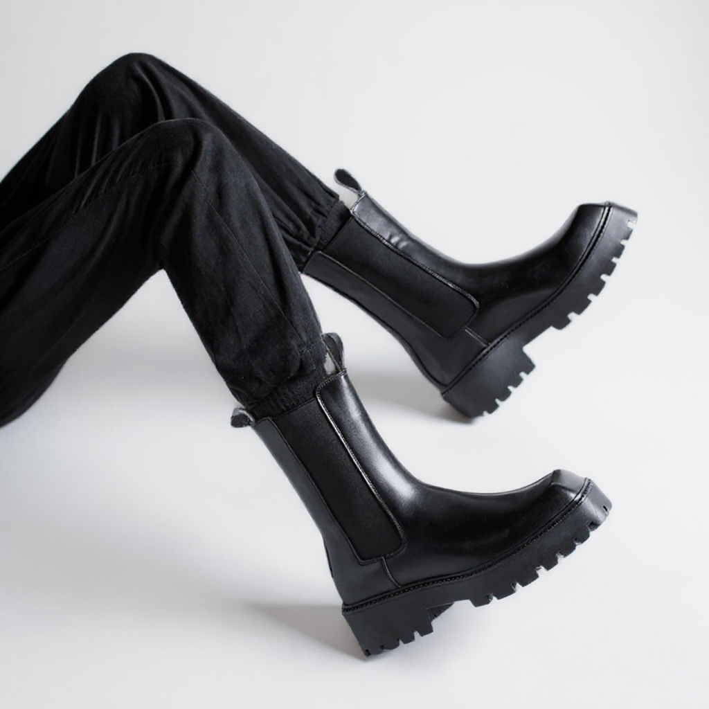 Modern Square-Toe Chelsea Boots