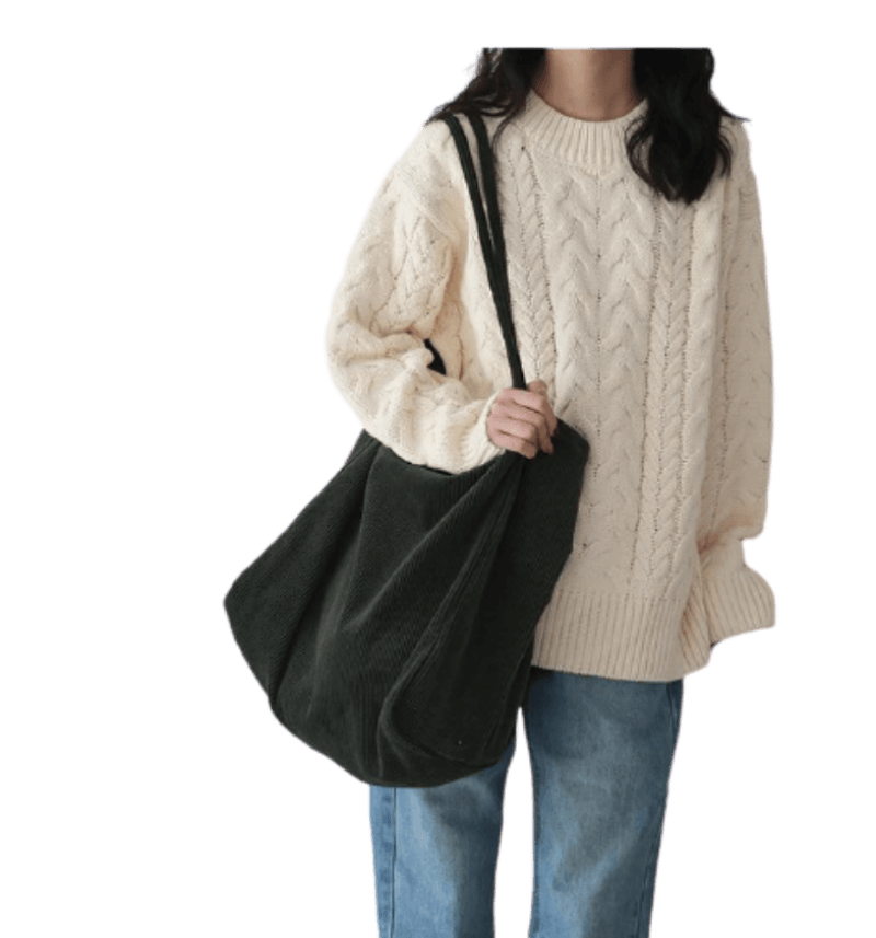 Corduroy Shoulder Bag
