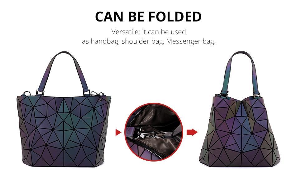 Geometric Messenger Bag