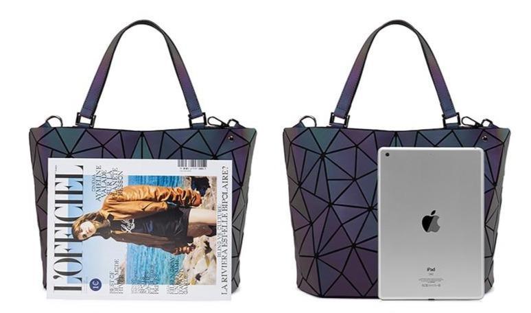 Geometric Messenger Bag
