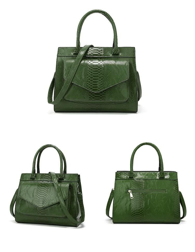 Leather Phone Bag with Streamlined Detail