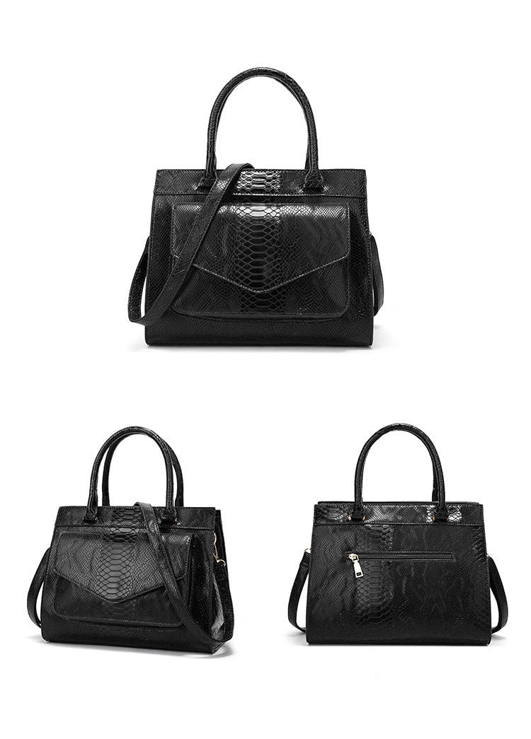 Leather Phone Bag with Streamlined Detail