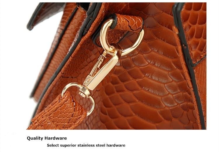 Leather Phone Bag with Streamlined Detail