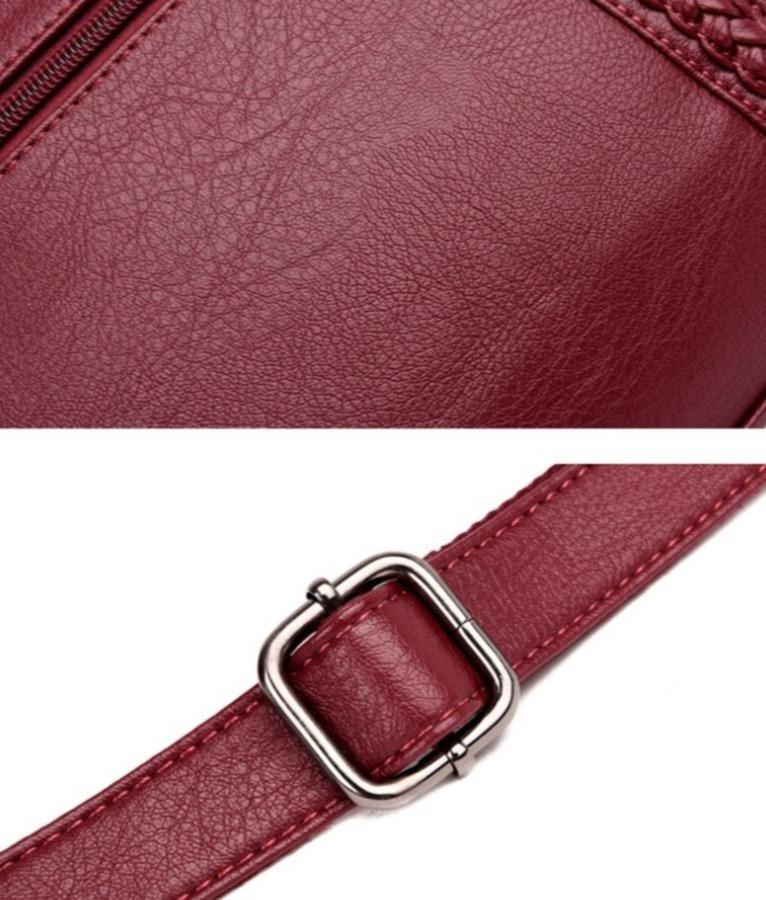 Compact Genuine Leather Tote Bag