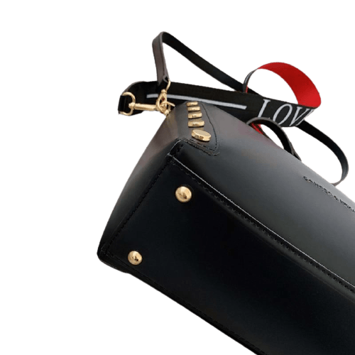 Sculpted Synthetic Leather Bucket Bag