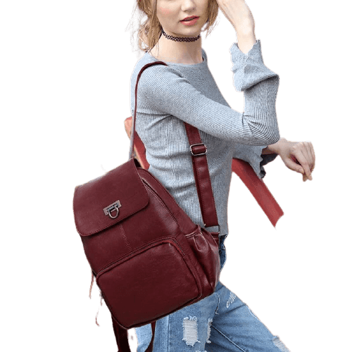 Commuter Genuine Leather Backpack