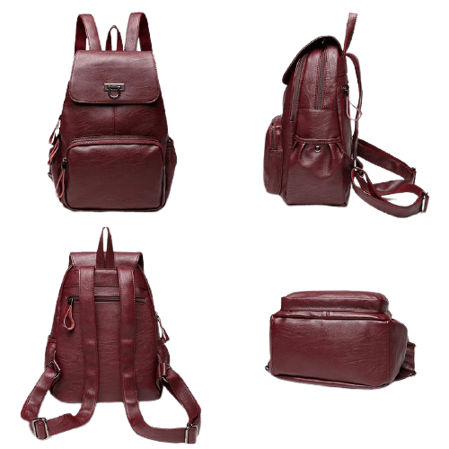 Commuter Genuine Leather Backpack