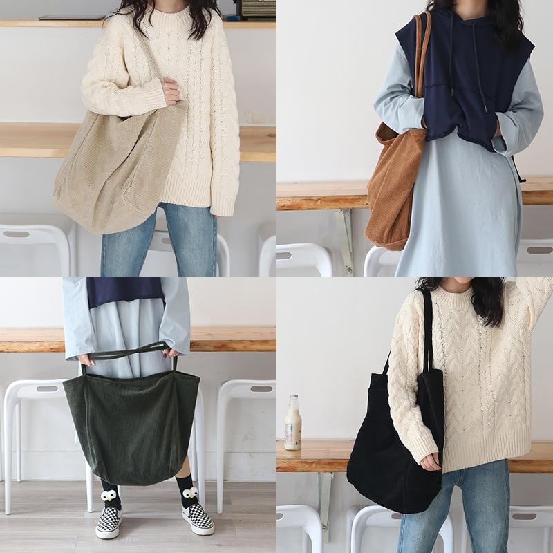 Corduroy Shoulder Bag