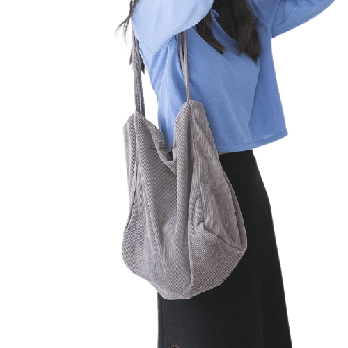 Corduroy Shoulder Bag