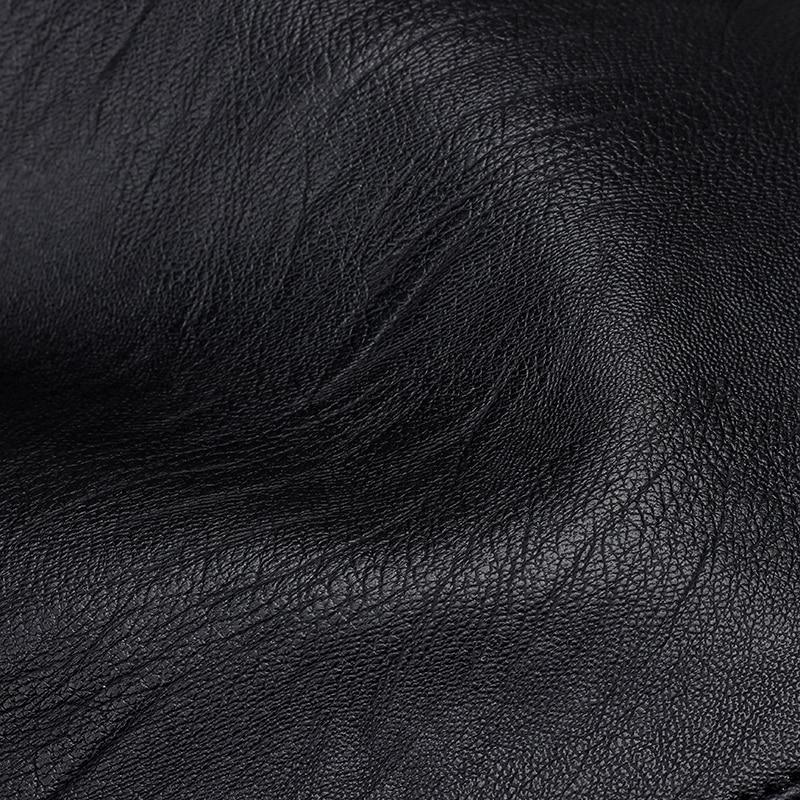 Structured Leather Tote Bag