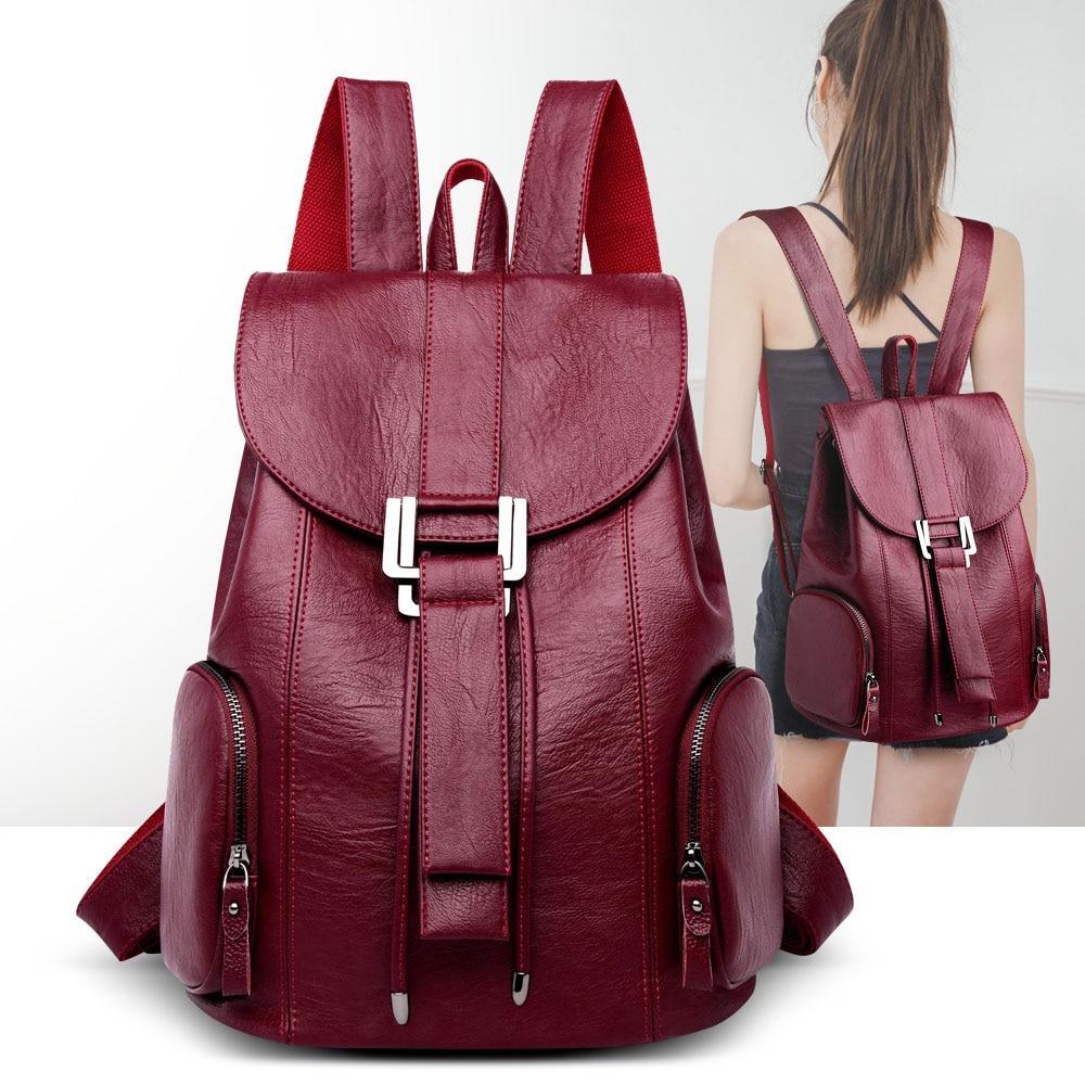 Classic Genuine Leather Backpack
