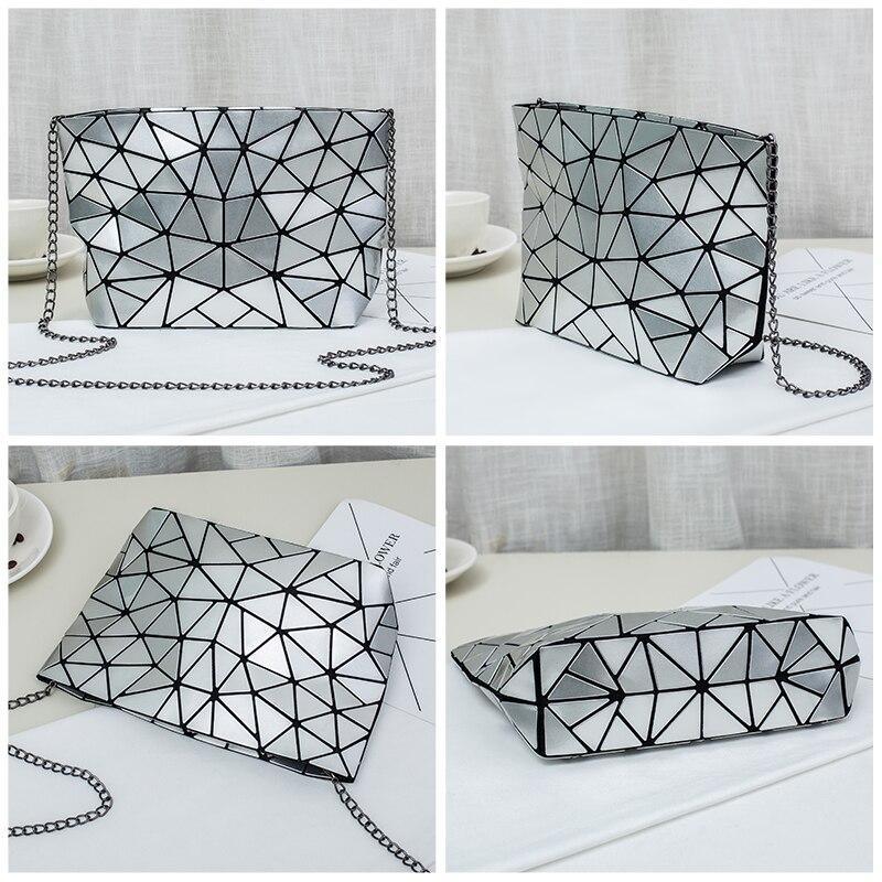 Geometric PU Leather Phone Bag