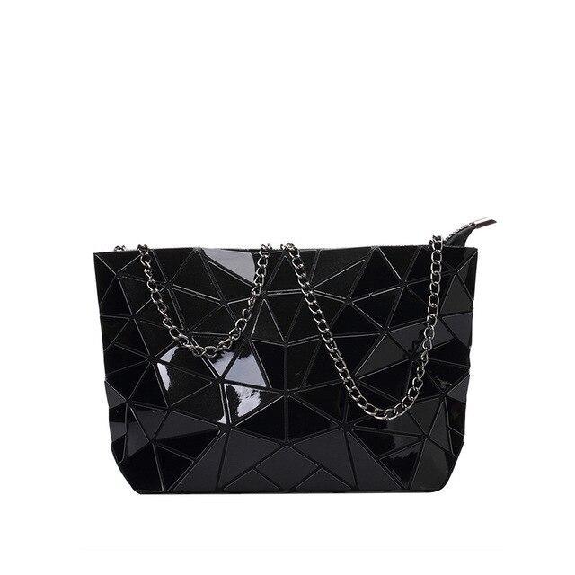 Geometric PU Leather Phone Bag