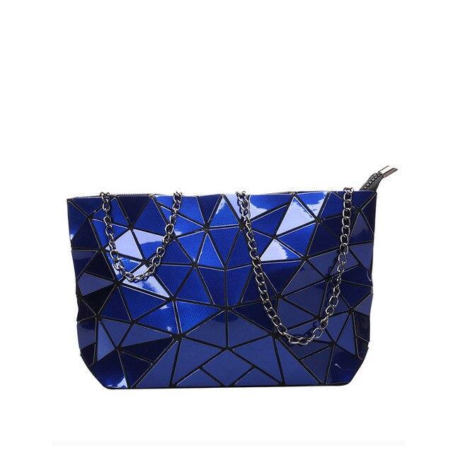 Geometric PU Leather Phone Bag
