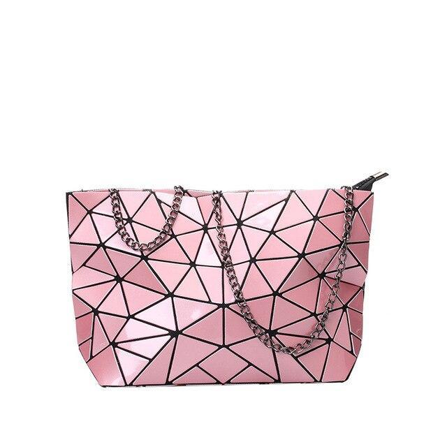 Geometric PU Leather Phone Bag