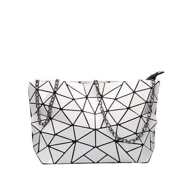Geometric PU Leather Phone Bag