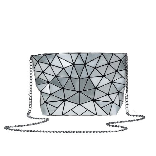 Geometric PU Leather Phone Bag