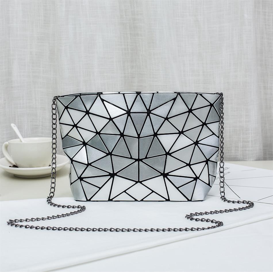 Geometric PU Leather Phone Bag