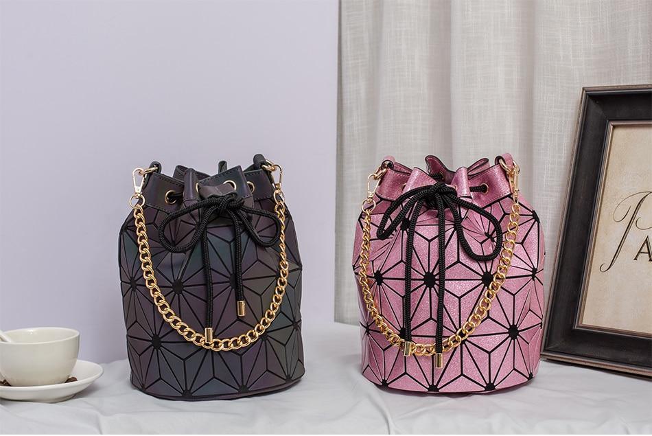 Geometric Bucket Bag
