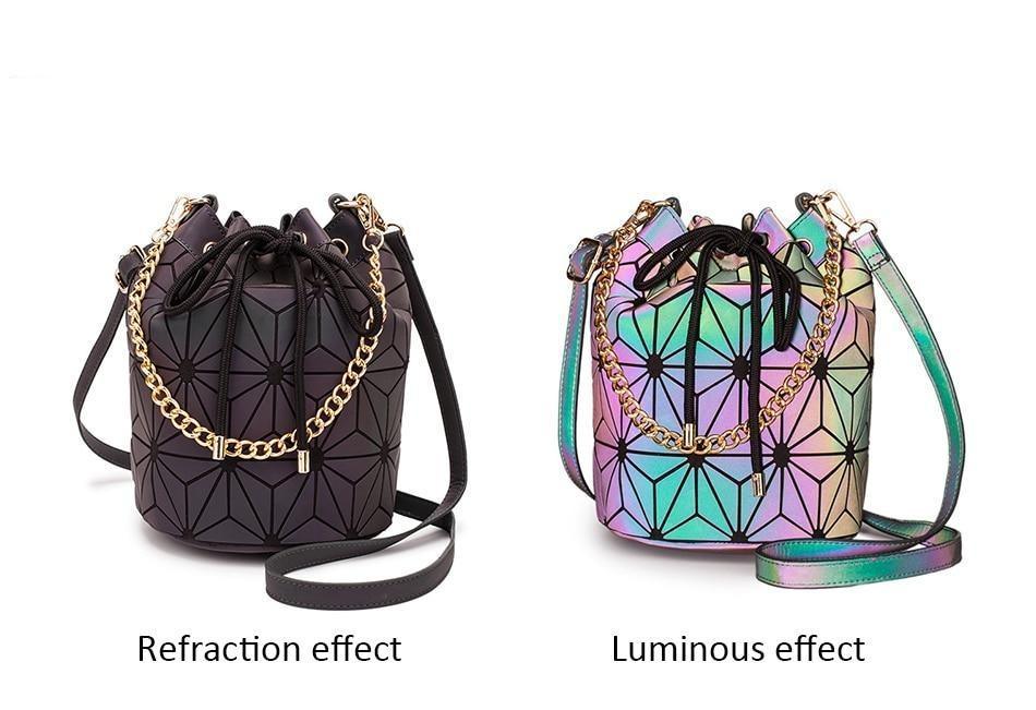 Geometric Bucket Bag