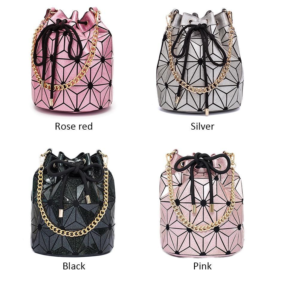 Geometric Bucket Bag