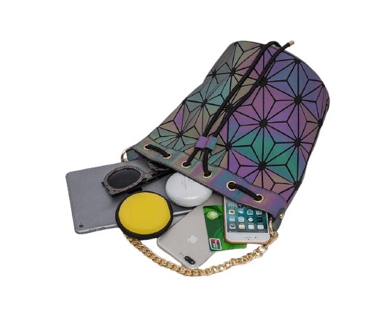 Geometric Bucket Bag