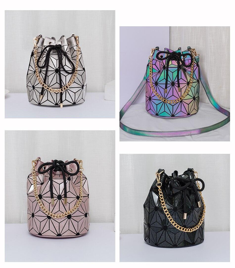 Geometric Bucket Bag