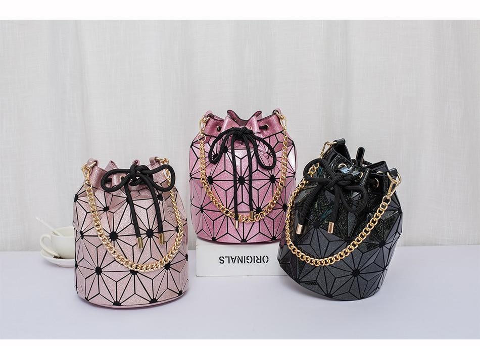 Geometric Bucket Bag