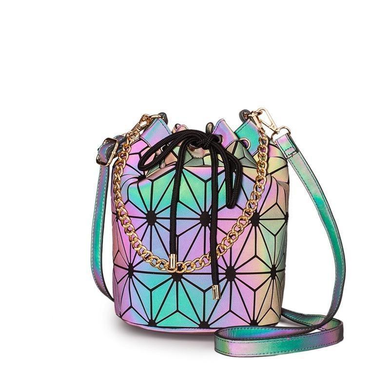 Geometric Bucket Bag