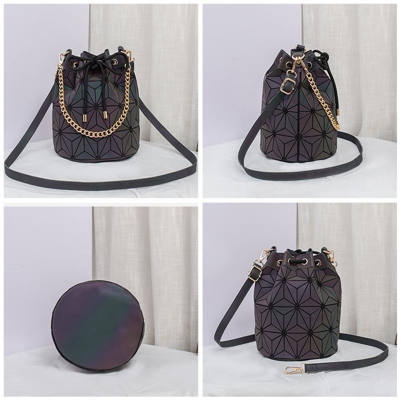 Geometric Bucket Bag