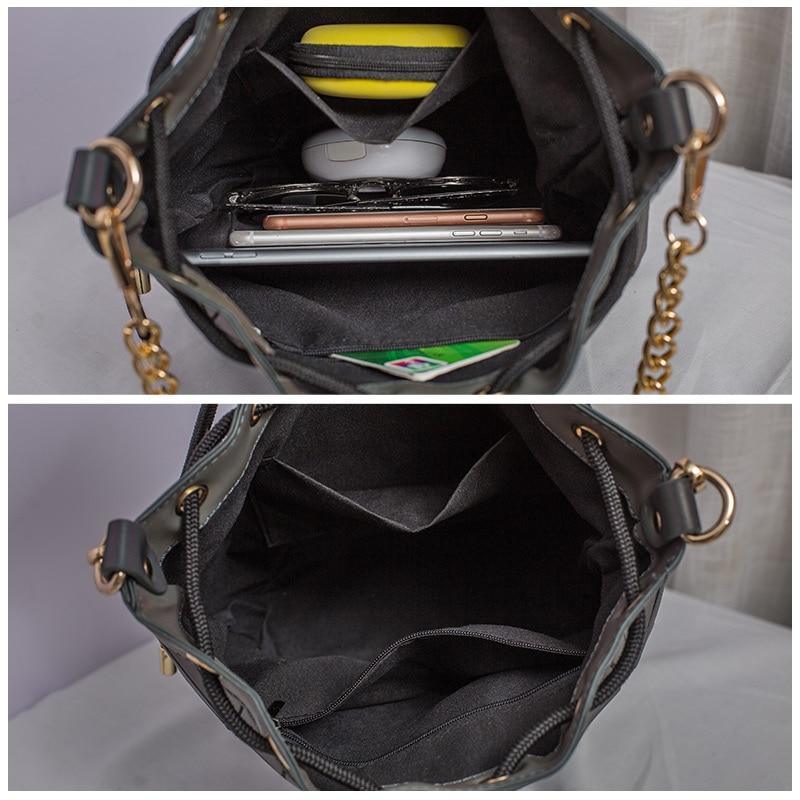 Geometric Bucket Bag