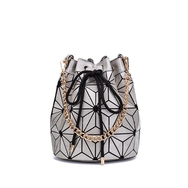 Geometric Bucket Bag