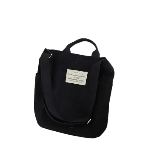 Corduroy Canvas Shoulder Bag