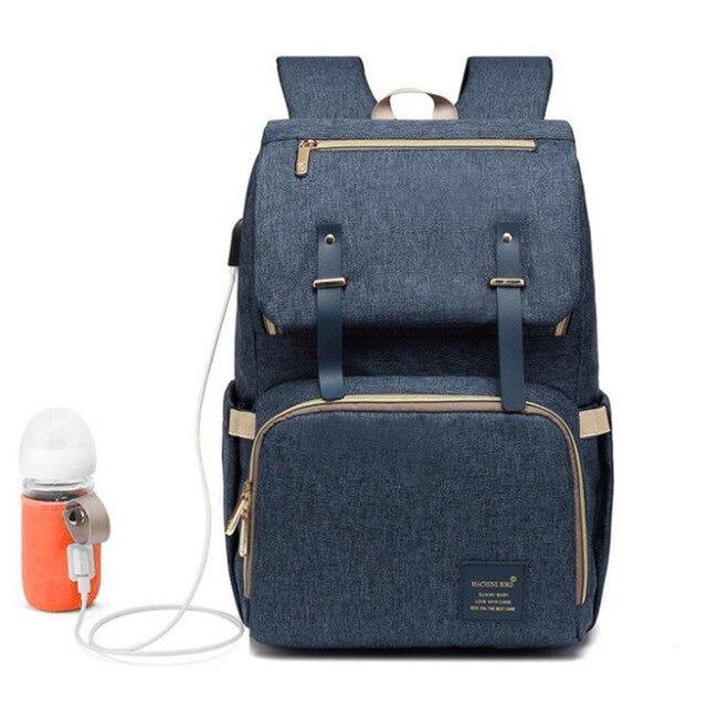 Round Backpack in Oxford Cloth