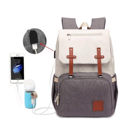 Round Backpack in Oxford Cloth
