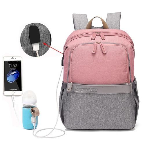 Round Backpack in Oxford Cloth
